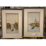 PAIR OF WATERCOLOURS BY ANDREA BIONDETTI