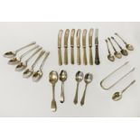 QTY OF SILVER CUTLERY/SILVER HANDLED CUTLERY