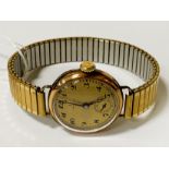 1920S LADIES 14KT GOLD 'OMEGA' WATCH - CASE NO 6511763