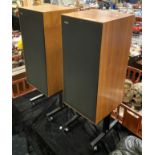 PAIR OF ROGERS SPEAKERS ON STANDS