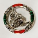 SCOTTISH BULL BROOCH