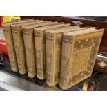 19THC SIX VOLS OF THE CASQUET OF LITERATURE BY CHARLES GIBBON