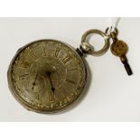 SILVER POCKET WATCH