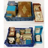 QTY OF INTERESTING ITEMS INCL. HALCYON DAYS PILL BOXES ETC