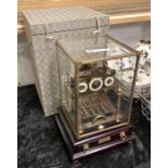 CONGREAVE ROLLING BALL CLOCK IN GLASS CASE