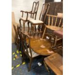 DINING TABLE & 8 CHAIRS