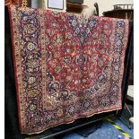 CENTRAL PERSIAN KASHAN RUG 255CM X 148CM