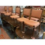 SET OF 8 ROSEWOOD MID CENTURY CHAIRS BY SVEGARDS MARKARYD IN ORIGINAL CONDITION