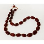 CHERRY BAKELITE NECKLACE