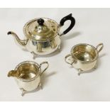 H/M SILVER TEASET 27OZS (APPROX)