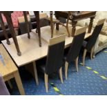 DINING TABLE & 6 CHAIRS