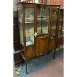 EDWARDIAN DISPLAY CABINET