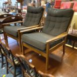 PAIR OF 1970'S EASY CHAIRS