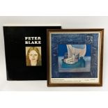 ORIGINAL PETER BLAKE SIGNED OWL & PUSSYCAT PRINT & 1983 TATE BOOK