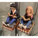 PAIR OF HARRY POTTER FIGURES