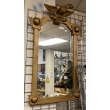 WOODEN PIER EAGLE MIRROR EMPIRE STYLE - 90 X 50 CMS APPROX