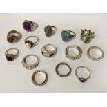 QTY SILVER RINGS