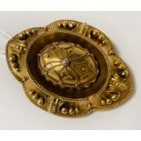 ANTIQUE GOLD BROOCH - APPROX 8.5 G