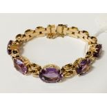 GOLD GEMSTONE BRACELET