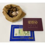 QTY OF COINS & COIN SETS