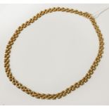 9CT LINK COLLARETTE NECKLACE 18''