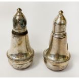 PAIR OF SALT & PEPPER POTS