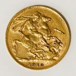 1910 FULL SOVEREIGN