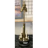 BRASS CHESS PIECE LAMP