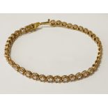 9CT GOLD DRESS BRACELET