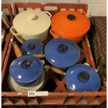 TRAY OF LE CREUSET