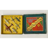 PRE-WAR 1938 MECCANO FRENCH DINKY SET 61 Z AEROPLANES