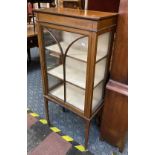 EDWARDIAN DISPLAY CABINET