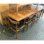 G-PLAN TABLE & 6 CHAIRS