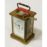 MATTHEW NORMAN CARRIAGE CLOCK - 12CMS (H) APPROX