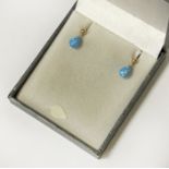 9K GOLD OPAL EARRINGS