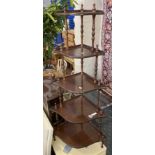 5 TIER WHAT NOT, MUSIC TABLE & CABINET