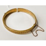 9 CT BANGLE - 11 GRAMS APPROX