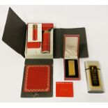 CARTIER BOXED LIGHTER & OTHER ITEMS