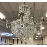 CRYSTAL DROP CHANDELIERS A/F