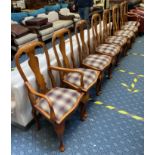 SET OF 8 DINING CHAIRS