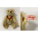 STEIFF LIGHT BLOND 100 YEAR LTD EDITION BEAR 27CM 2002