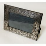 ART NOUVEAU STYLE HM BRITTANIA SILVER PHOTO FRAME 21CMS (H) X 15CMS (W)