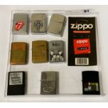 QTY OF ZIPPO LIGHTERS