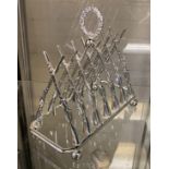 SILVER PLATE GUN TOAST RACK