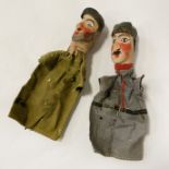 PAIR OF GLOVE PUPPETS MADE BY PRISONERS OF WAR