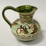 SMALL SIGNED DECORATIVE JUG 17CMS APPROX