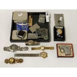 COLLECTION OF ZIPPO LIGHTERS & WATCHES