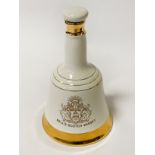 LIMITED EDITION 50CL BELLS WHISKEY - TO COMMEMORATE TO BIRTH OF PRINCE WILLIAM - JUNE 82