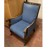 BLUE ELBOW CHAIR