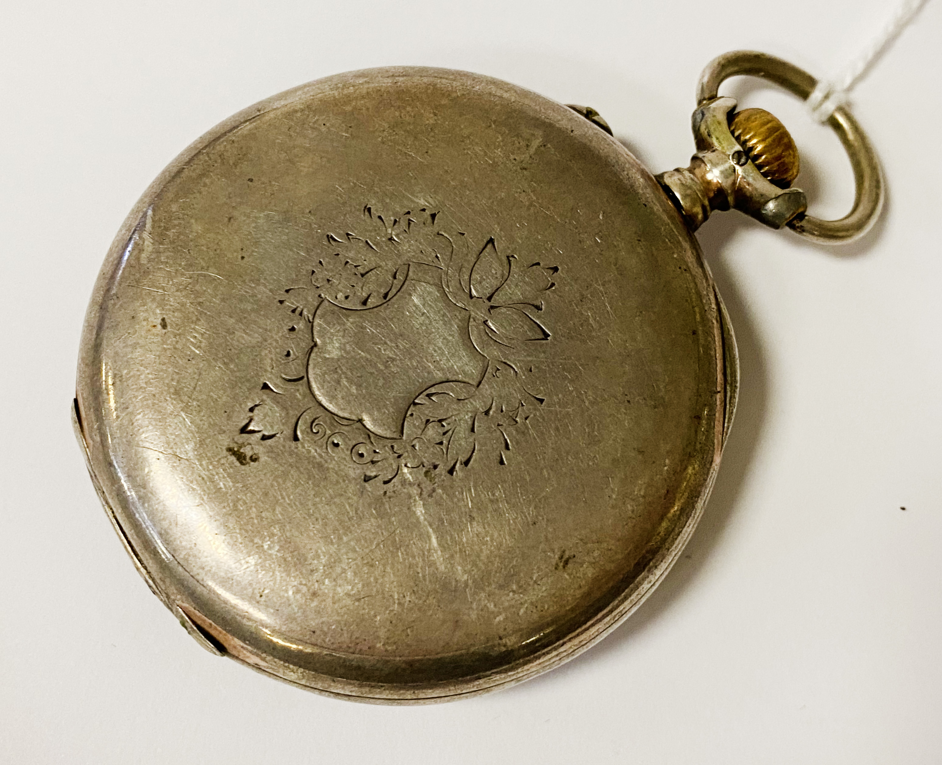 LONGINES SILVER POCKET WATCH - Image 2 of 2